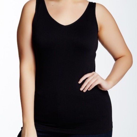 Shimera | Tops | Shimera Seamless Shaping Black Tank Top Cami | Poshmark